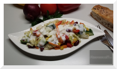 Spezialsalat mit Joghurtdressing