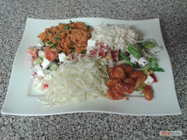 Beispiel: Salatplatte